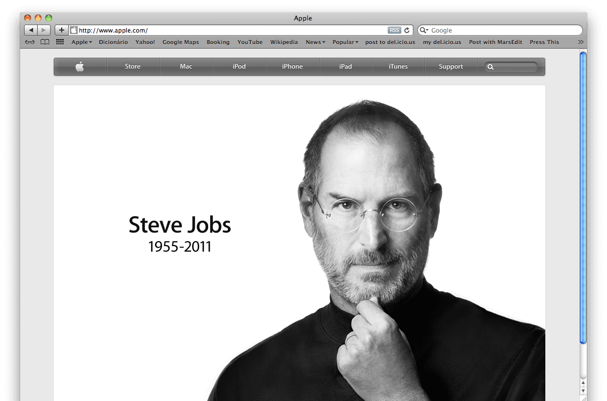 A morte de um génio – Steve Jobs (1955-2011)