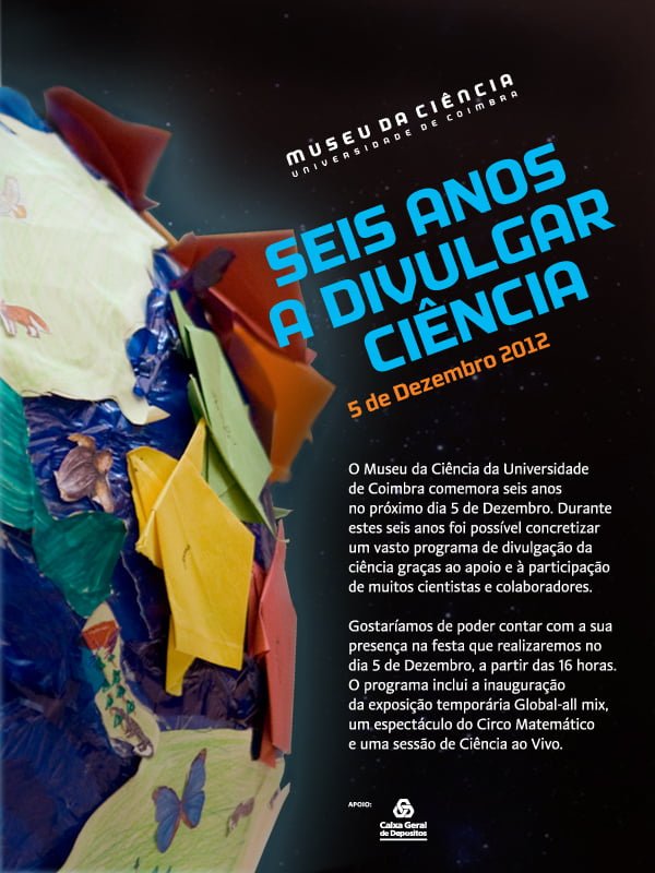 6 anos a divulgar Ciência – Museu de Ciência da Universidade de Coimbra