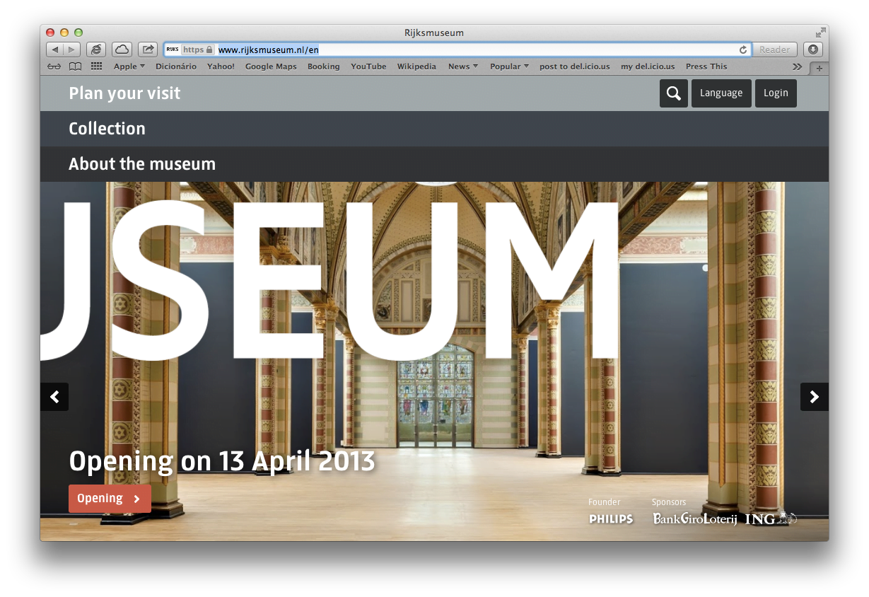 Rijksmuseum – Website