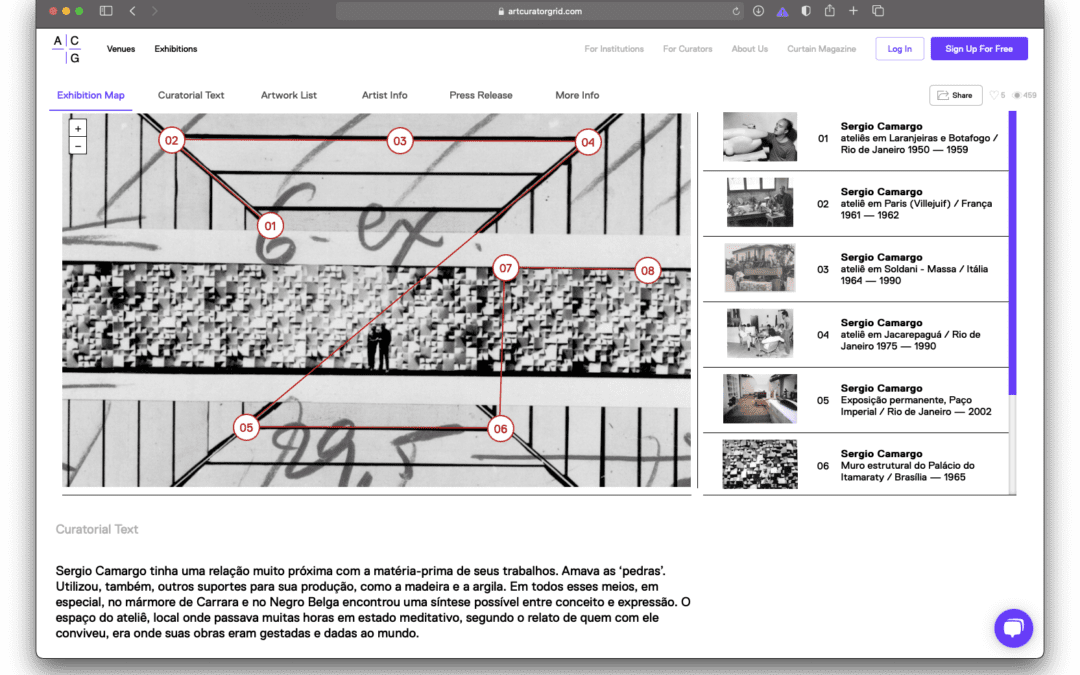 Art Curator Grid – plataforma digital
