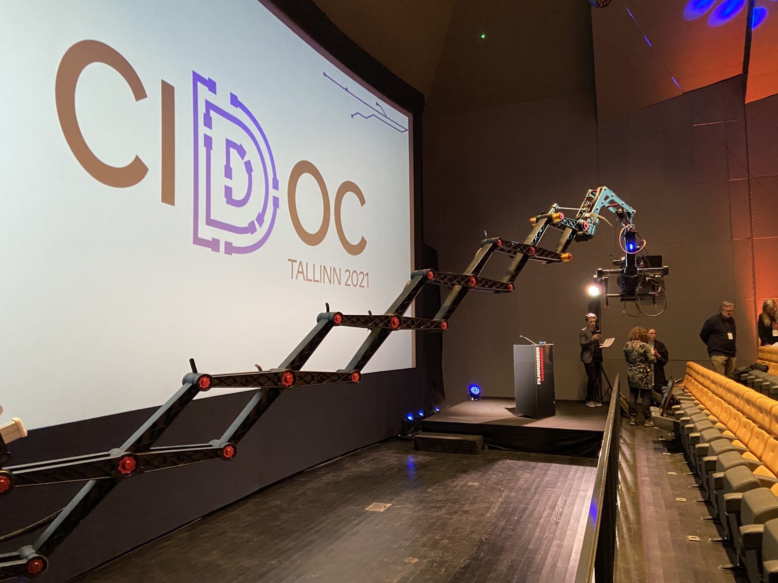 Aspecto da sala da conferência CIDOC 2021
